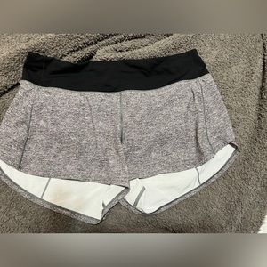 Lululemon speed up shorts gray 4”